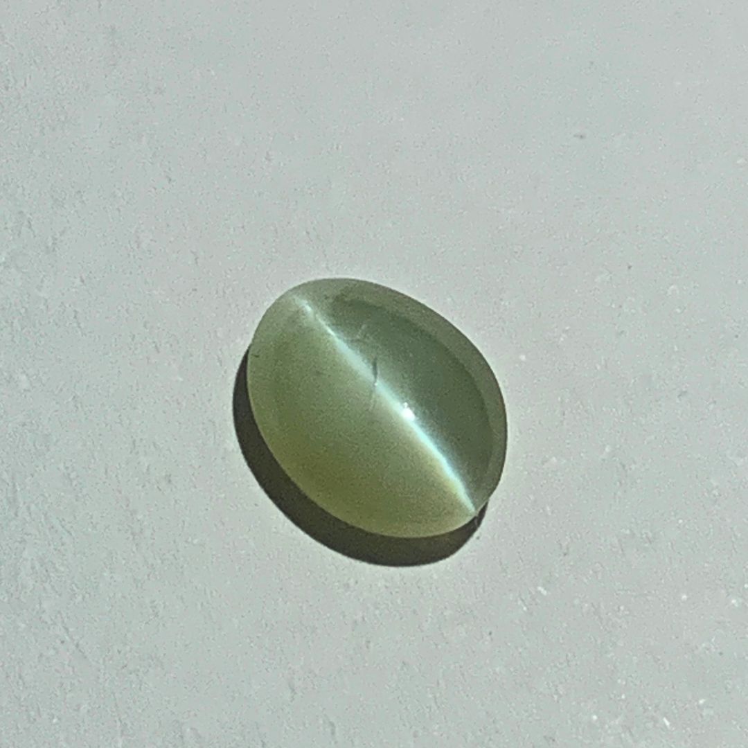 Natural Cat's Eye Chrysoberyl – 2.48 Carat (Certified, Untreated) | Astrogems India
